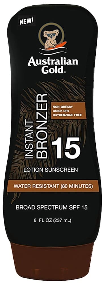 Loção Bronzeadora Australian Gold Instant Bronzer Spf15 - 237mL