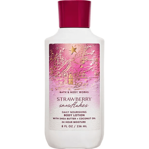 Loção Corporal Bath & Body Works Strawberry Snowflakes 236ml