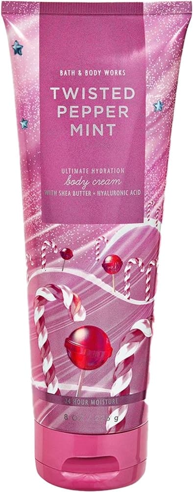 Loção Corporal Bath & Body Works Twisted Pepper Mint - 236mL
