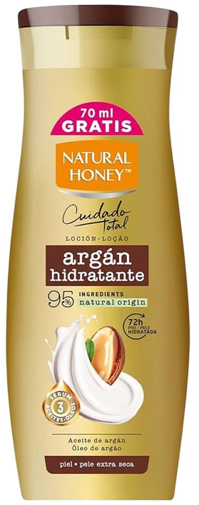 Loção Hidratante Natural Honey Argan - 400mL