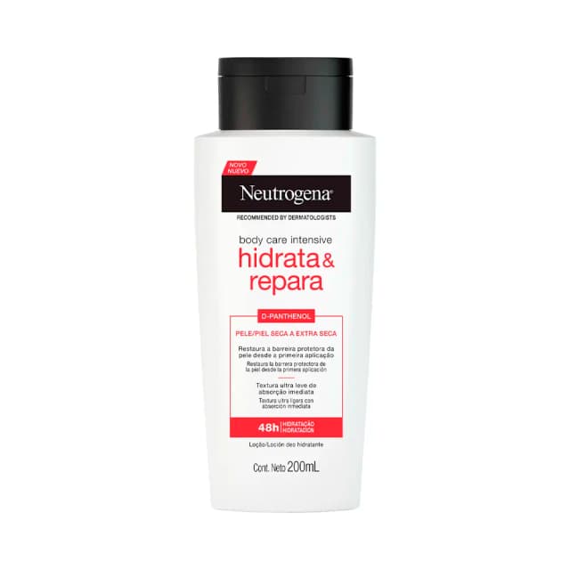 Loção Corporal Neutrogena Body Care Intensive Hidrata & Repara 200ml