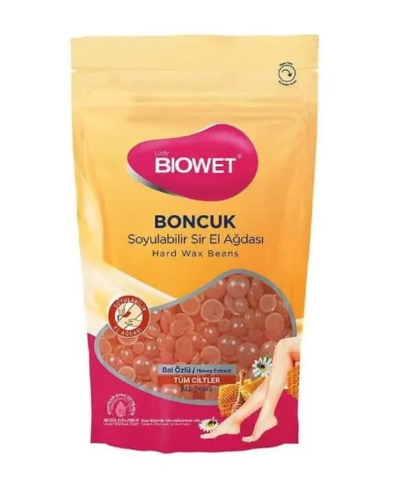 Grânulos de Cera Dura Lody Biowet Boncuk Extrato de Mel 1000G