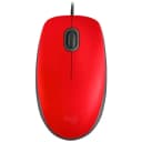 Mouse Logitech M110S Silent USB Vermelho