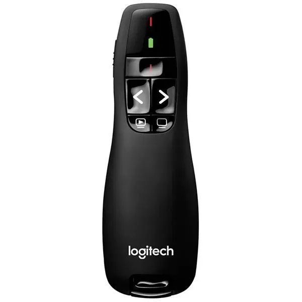 Apresentador Sem Fio Logitech R400 com Laser Preto