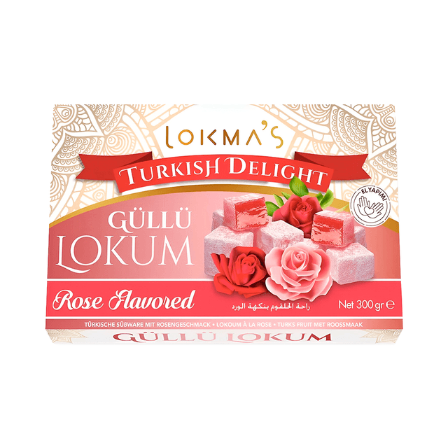 Lokmas Turkish Delight com Rosa 300G