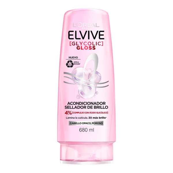 Condicionador L'Oréal Elvive Glycolic Gloss 680ml