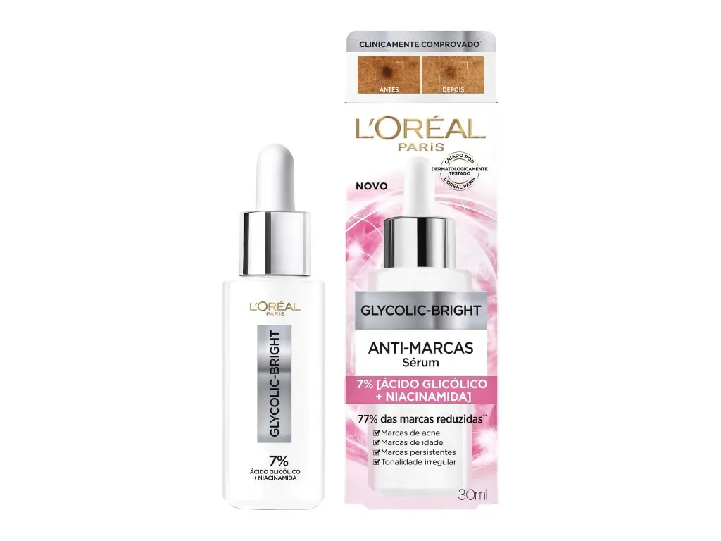 Sérum L'Oréal Glycolic-Bright Anti-Manchas 30ml