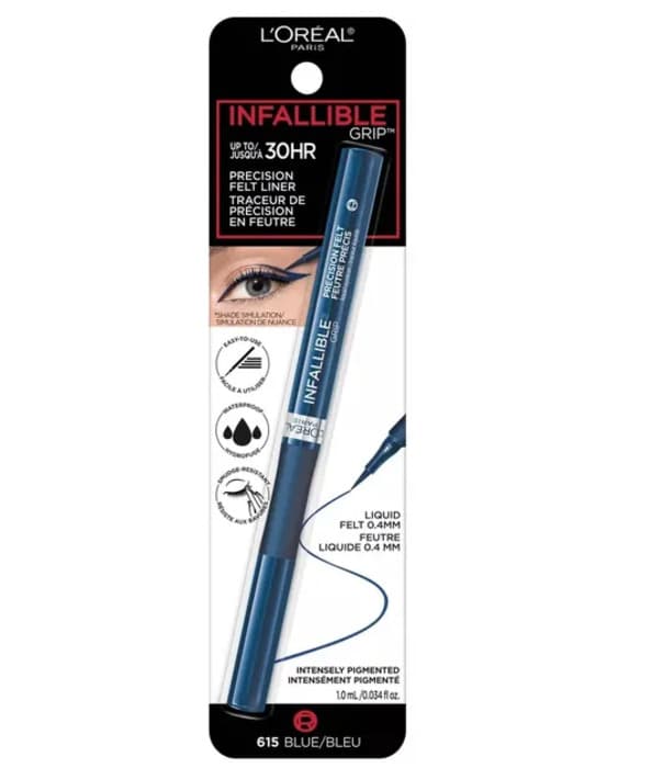 Delineador de Olhos Loreal Paris Infallible Grip #615 Azul
