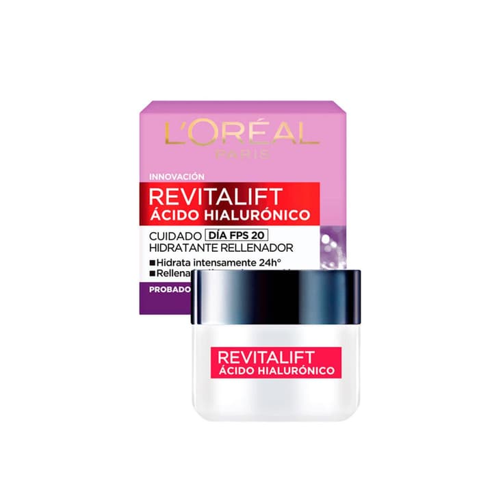 Loreal Paris Revitalift Creme Dia Ácido Hialurônico FPS 20