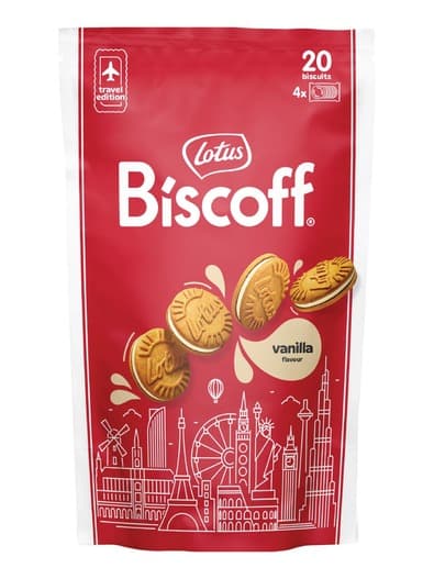 Biscoito Lotus Biscoft Vainilla Flavour Travel Edition 200G