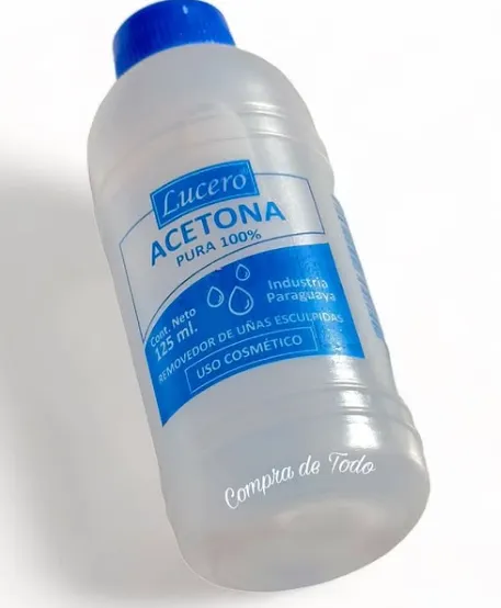 Acetona Pura Lucero 100% 125ml