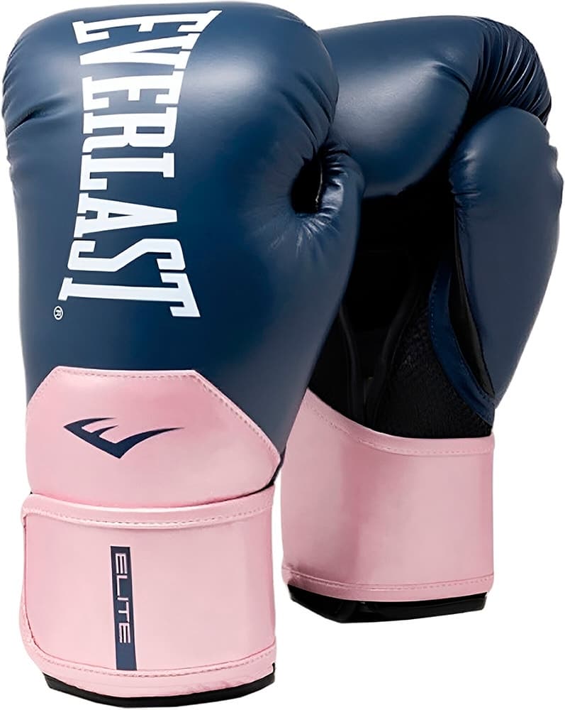Luva de Treinamento Everlast Elite 2 P00SM3195 - Azul Marinho/Rosa (1 Par)