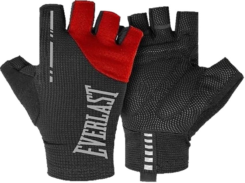 Luva de Treino Everlast EVWG3H445 Preta/Vermelha