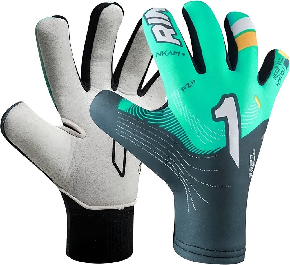 Luva para Goleiro Kids Rinat Nkam As Inf - Verde aqua/Oxford