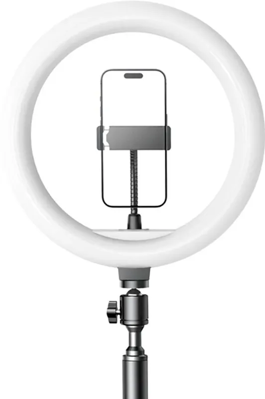 Luz LED Circular 13" Rtako Ar-Gtb05-13 com Suporte para Celular e Tripé