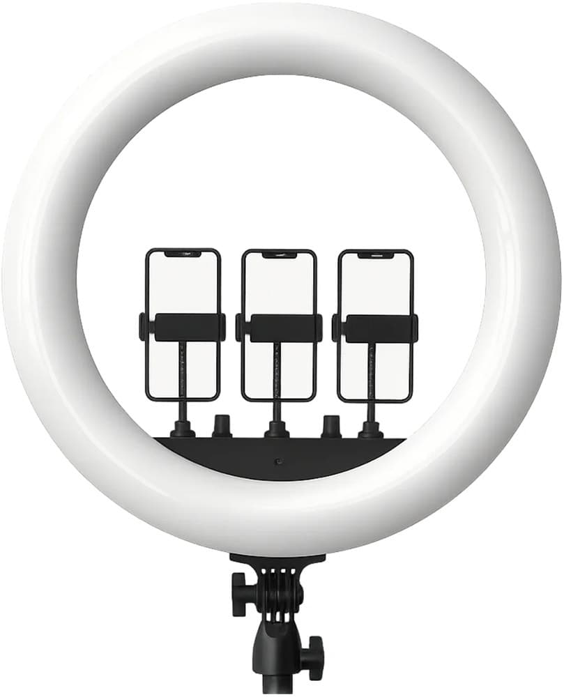 Luz LED Circular Rtako Ar-Gtb01-18S com Suporte para Celular e Tripé - Bivolt