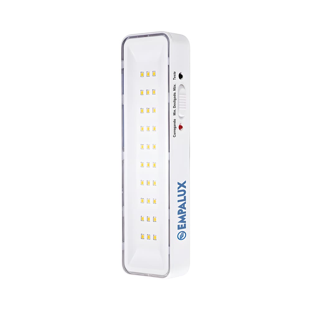 Luz de Emergência LED Empalux Ie33005 2W 6400K 70-110 Lúmens Bivolt
