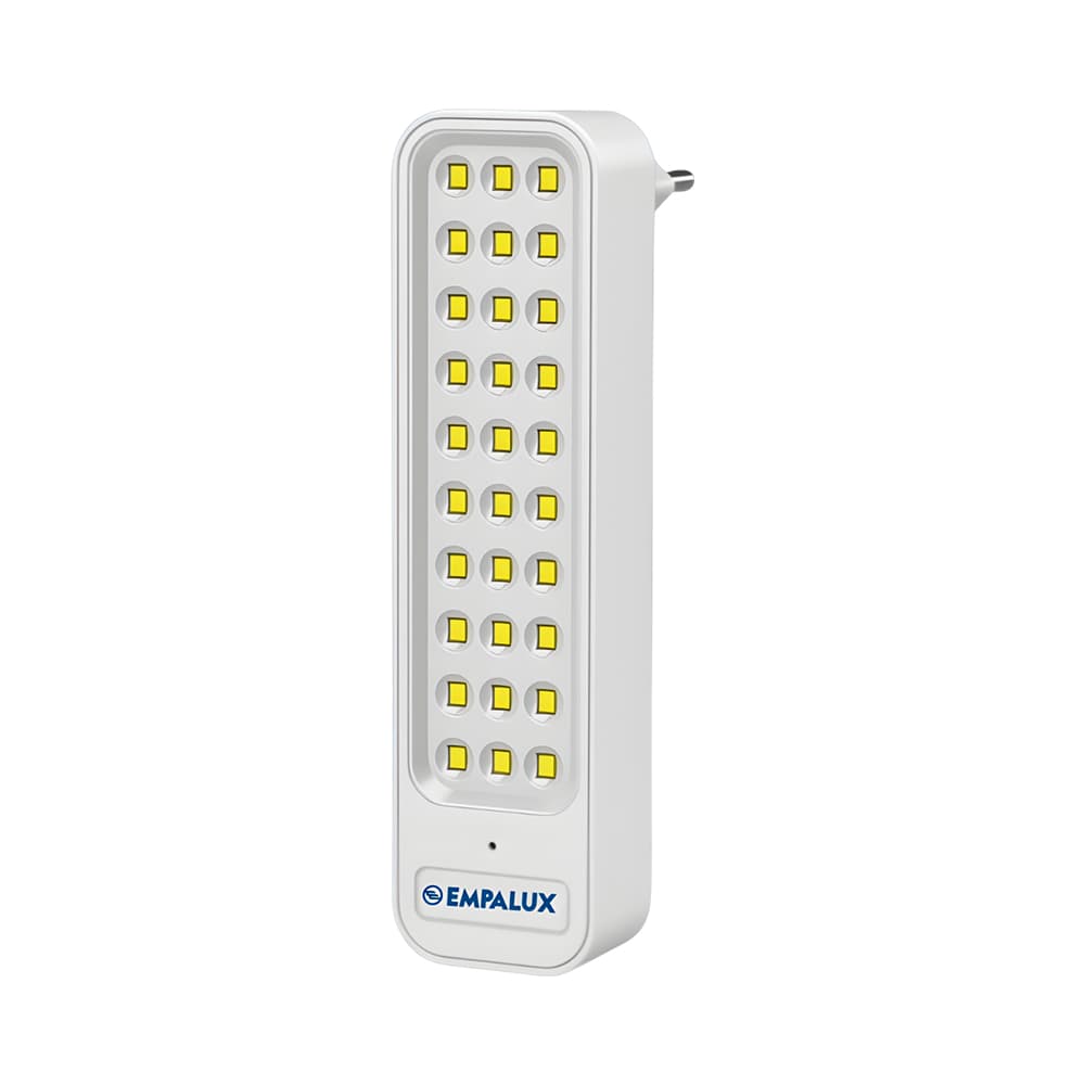 Luz de Emergência Empalux Ie33006 1W 6400K 110 Lúmenes Bivolt