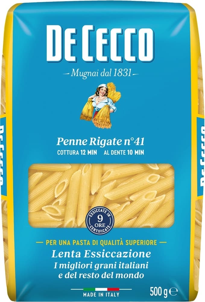 Macarrão Penne Rigate N°41 De Cecco - 500G