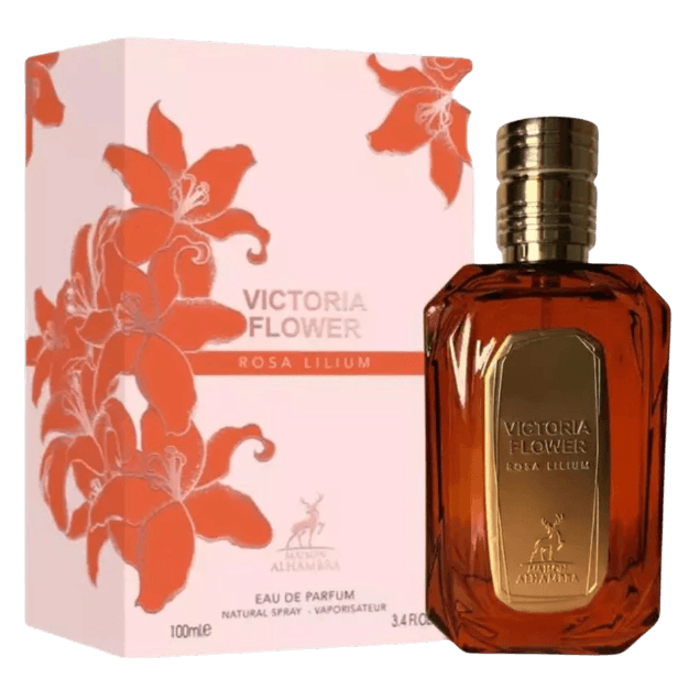 Perfume Maison Alhambra Victoria Flower Rosa Lilium Eau de Parfum 100ml