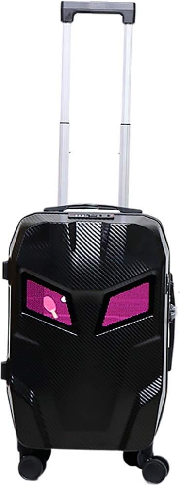 Mala de Viagem LED Loy-01 Steel Explorer com Design Em Fibra de Carbono 20 Polegadas