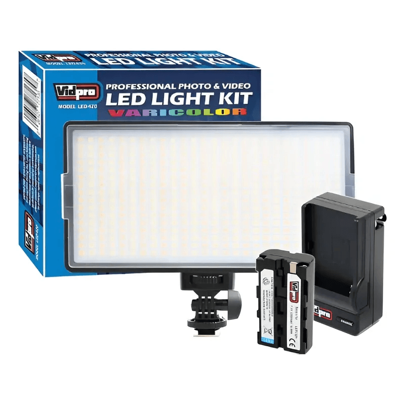 Painel de LED Mamen Luz LED 416 Professional para Fotos e Vídeos