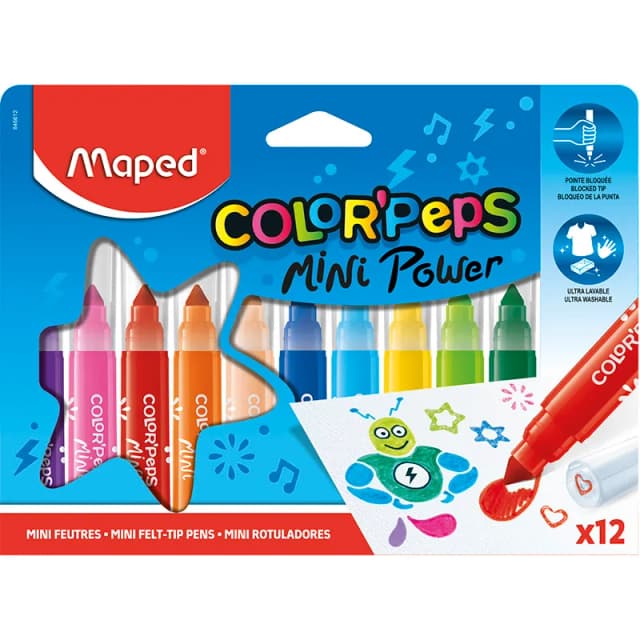 Rotuladores Maped 1200 Mini 12 Peças