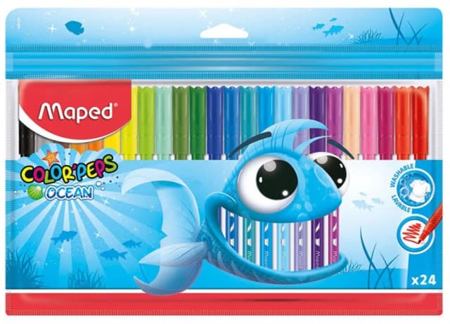 Marcador Maped Ocean 24 Peças