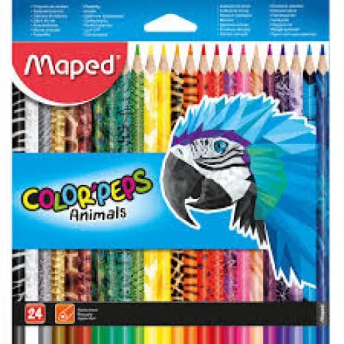 Lápis de Cor Maped Animals 24 Peças