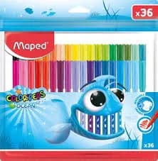 Marcador Maped Ocean 36 Peças