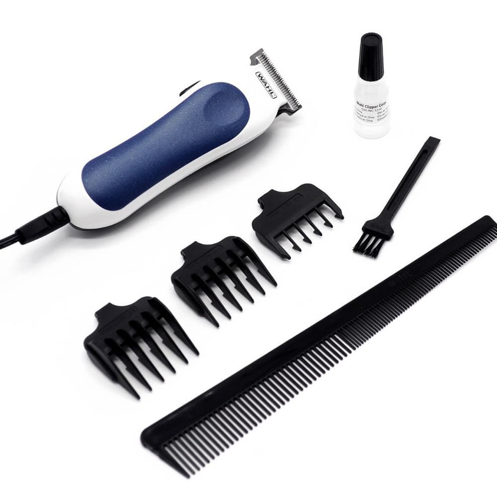 Máquina de Acabamento Wahl Mini T-Pro 9307-108 8 Peças Bivolt Azul