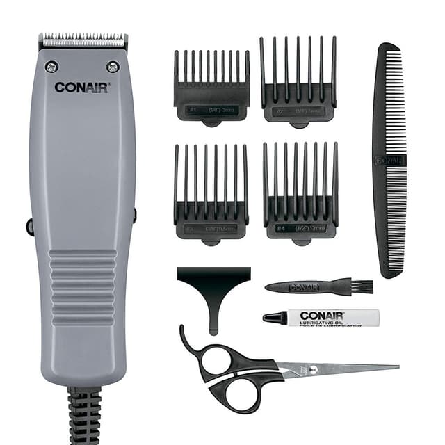 Máquina de Cortar Cabelo Conair HC90RGB Kit 10 Peças 110V
