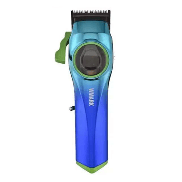 Máquina de Cortar Cabelo Wmark Ng-9009 Profissional Sem Fio 9000RPM 2500Mah Recarregável Azul