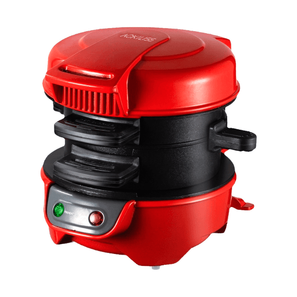 Máquina para Hambúrguer Ackiliss Acl-666 600W 220-240V ~ 50/60Hz Vermelho