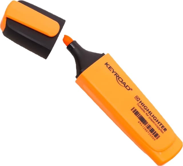 Marca-texto Keyroad Kr972166 Laranja
