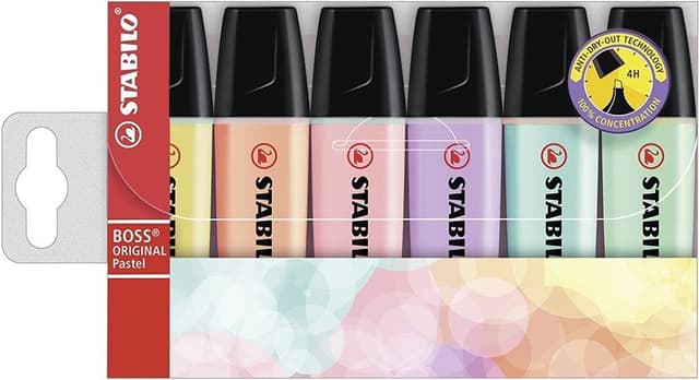 Marca-texto Stabilo Boss 70/6 (6 Unidades)