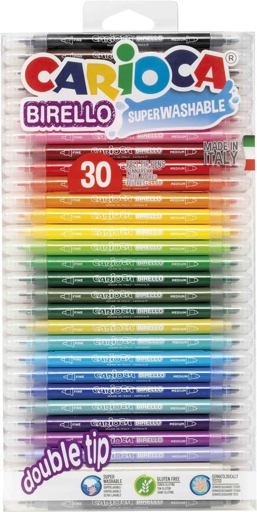 Marcador Carioca Super Washable (30 Cores)