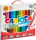 Anúncio: Marcador Carioca Maxi Felt Tip Pens Jumbo Superwashable - 41257 (40 cores)