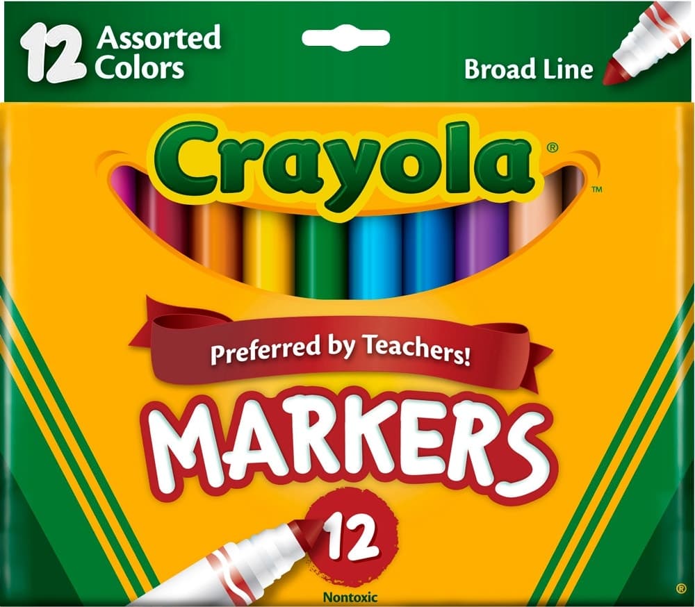 Marcadores Crayola Assorted Markers (12 Unidades)