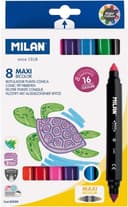 Anúncio: Marcador de Ponta Cônica Milan Maxi Bicolor (8 Unidades)