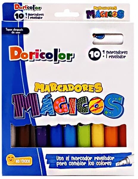 Marcador Doricolor Mágicos (10 Cores)