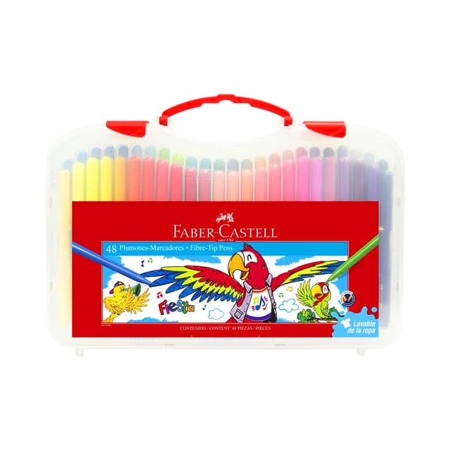 Marcador Faber Castell Fiesta 45 48 Unidades