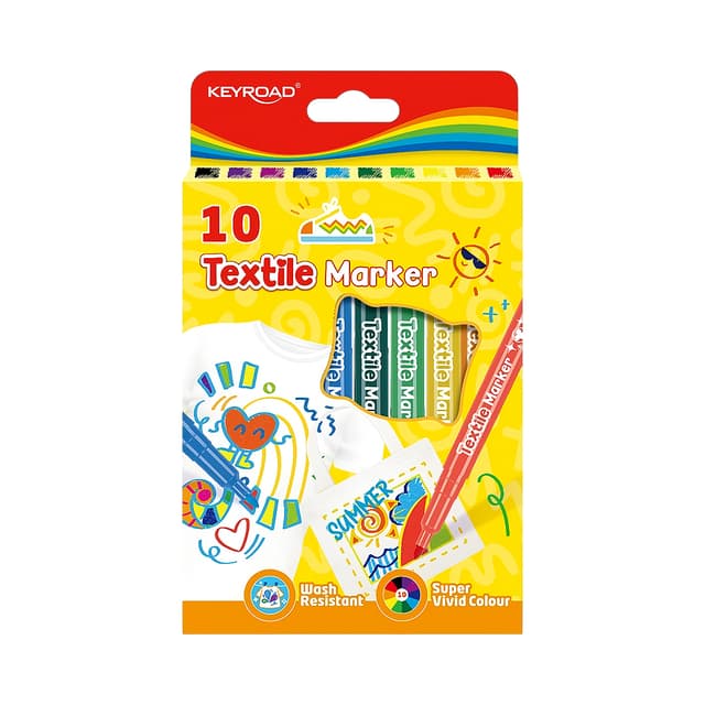 Marcador de Têxtil Keyroad Kr972896 10 Unidades