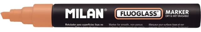 Marcador Milan Fluoglass 591093201 Laranja