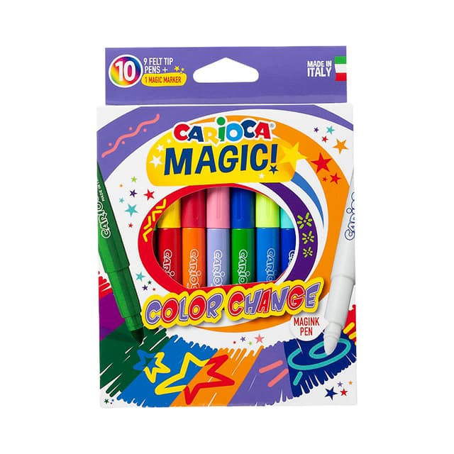 Marcador Rotulador Carioca Magic Color Change 10 Unidades