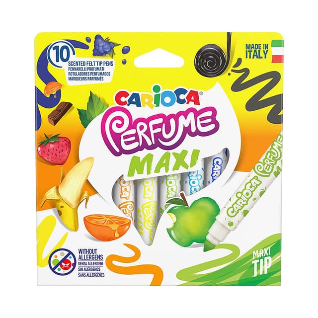 Marcador Rotulador Carioca Perfume Maxi Tip 10 Unidades