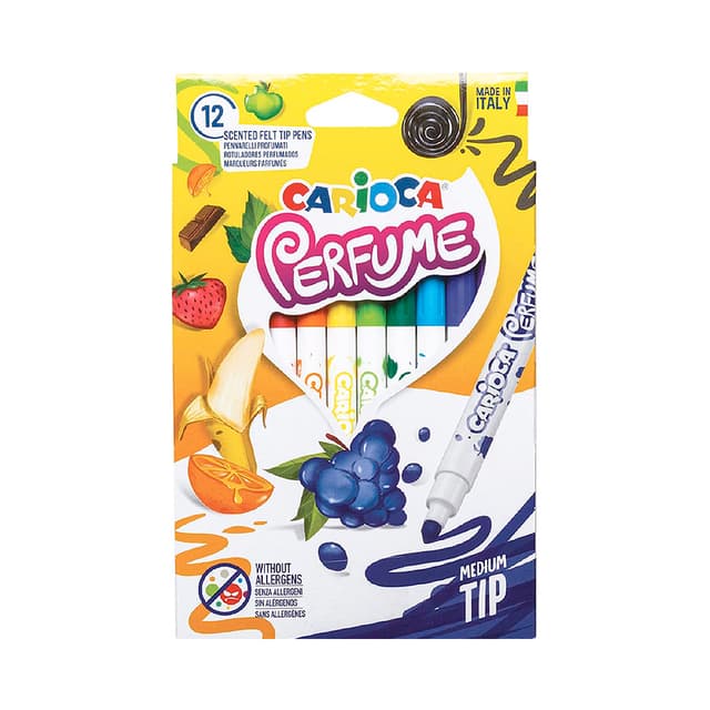 Marcador Rotulador Carioca Perfume Medium 12 Unidades