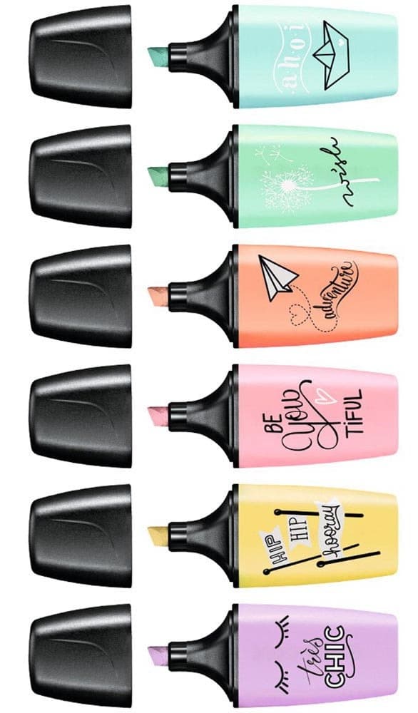 Marcador Stabilo Boss Mini Pastel Love (6 Cores)