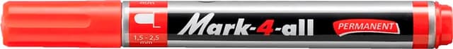 Marcador Stabilo Mark-4 All 653/40 Vermelho