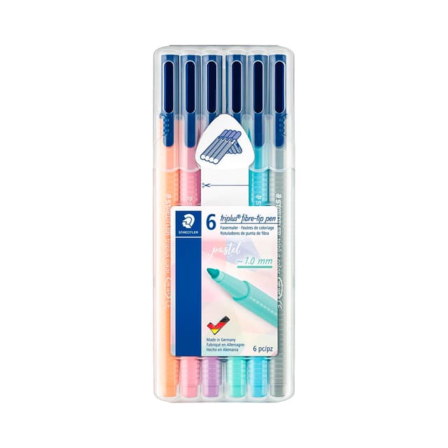 Marcador Staedtler Triplus Pastel Pa 6 Unidades